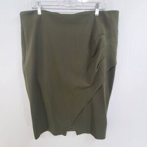 Catherine's Curvy Collections Women's Mini Skirt Olive Size 18